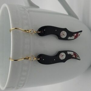 1977- Handmade Halloween Earrings NWT